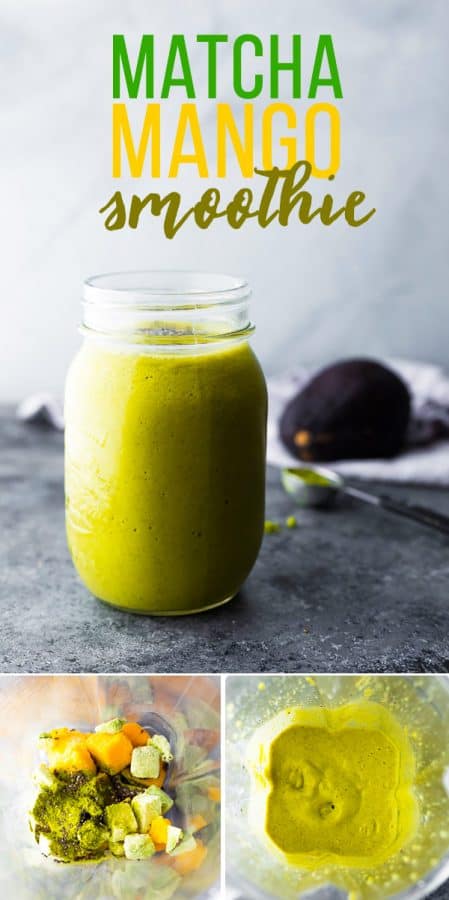 matcha avocado smoothie