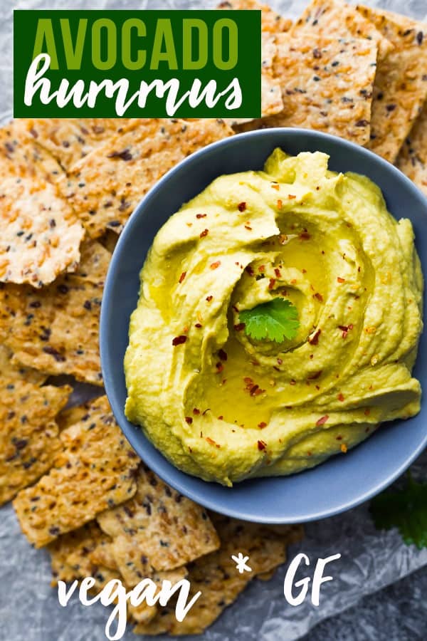 creamy avocado hummus