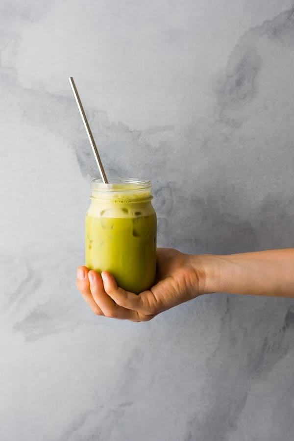 Iced Matcha Latte - The Wooden Skillet