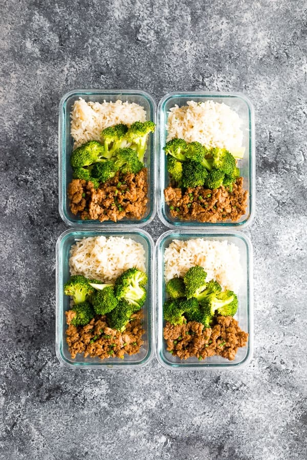 Korean Beef Meal Prep Bowls