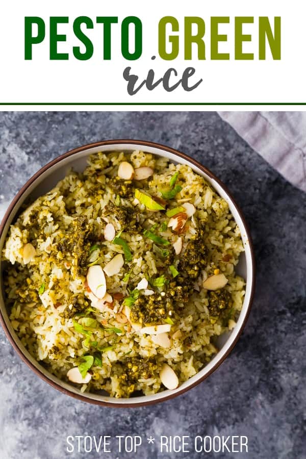 pesto green rice