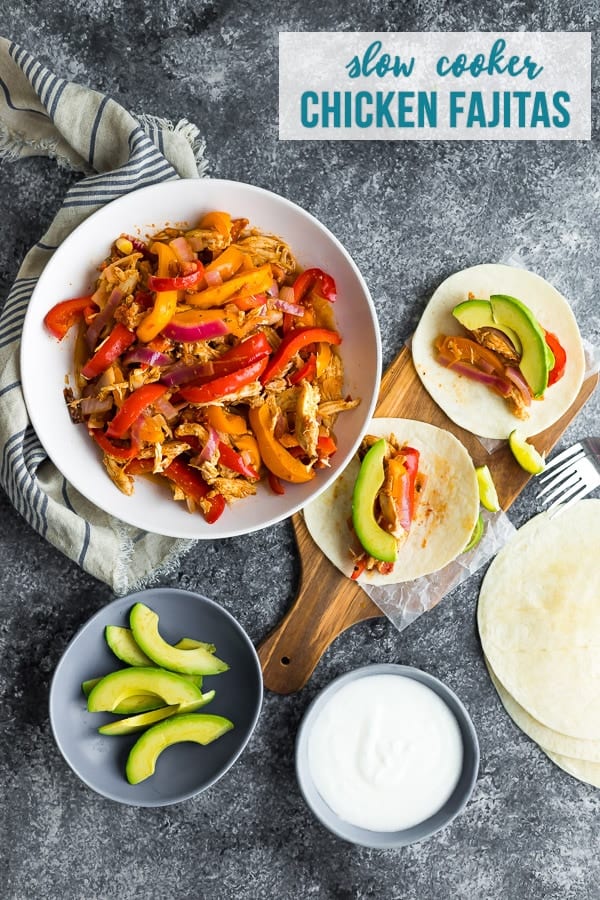 crockpot chicken fajitas