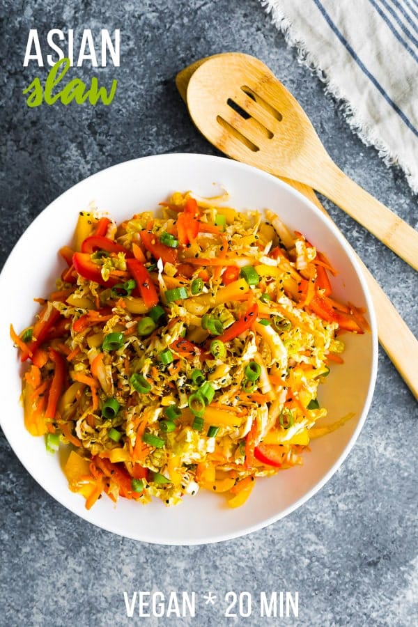 asian slaw recipe with sesame dressing