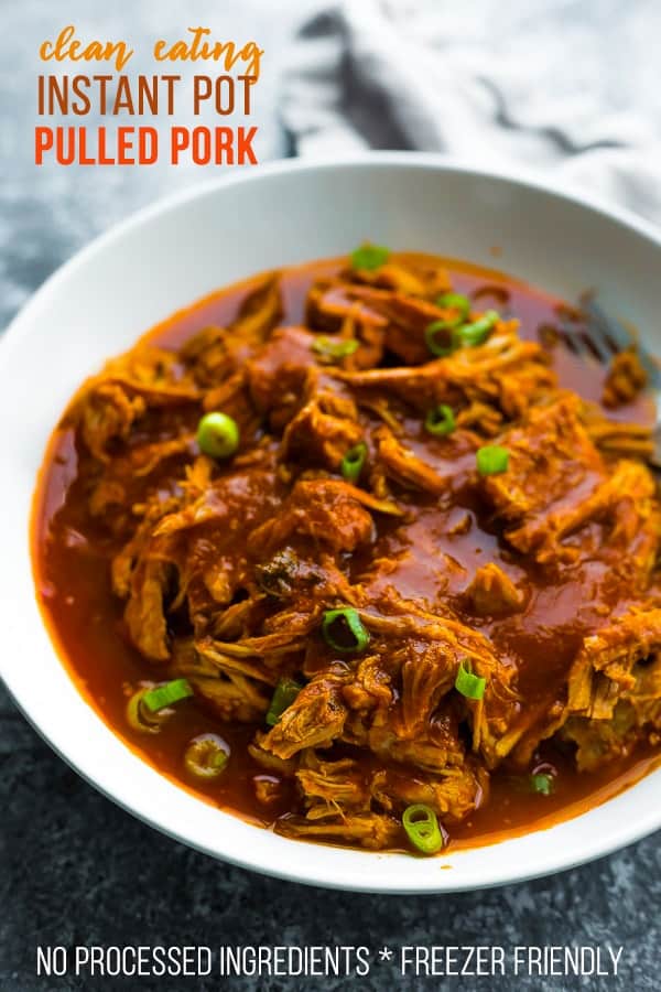 healthier instant pot pulled pork recipe