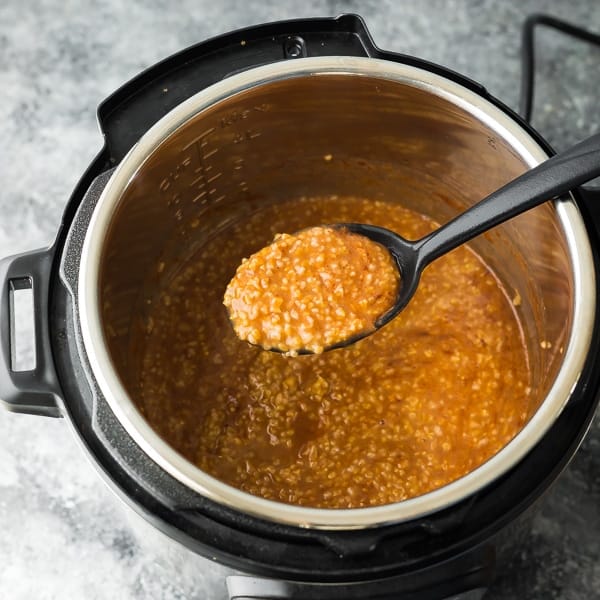 Easiest Instant Pot Steel Cut Oats Sweet Peas and Saffron