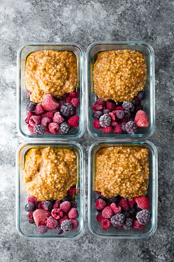 Meal Prep Steel Cut Oats - Nikki Vegan