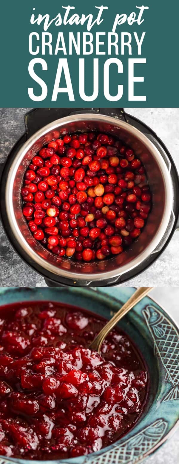 Instant Pot Cranberry Sauce | Sweet Peas and Saffron