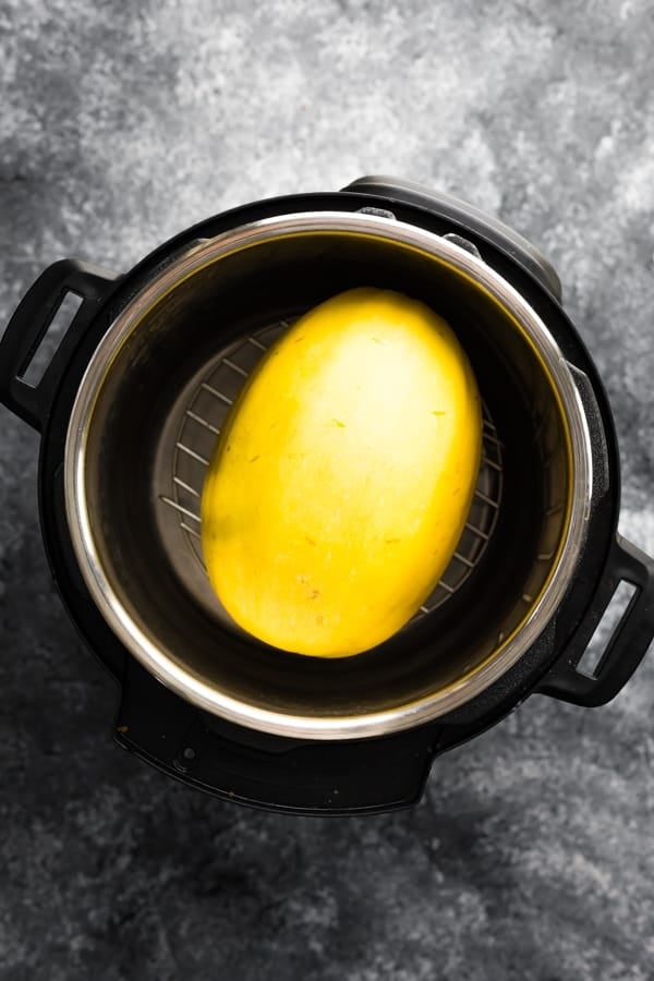 cooking the spaghetti squash in the Instant Pot