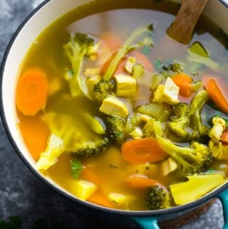 Leftover Turkey Soup - Sweet Peas and Saffron