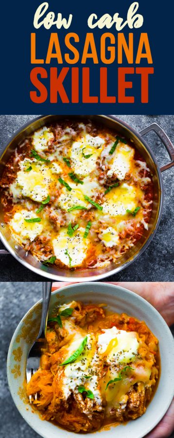 low carb lasagna skillet