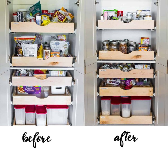 Pantry Organization Ideas - Sweet Peas and Saffron