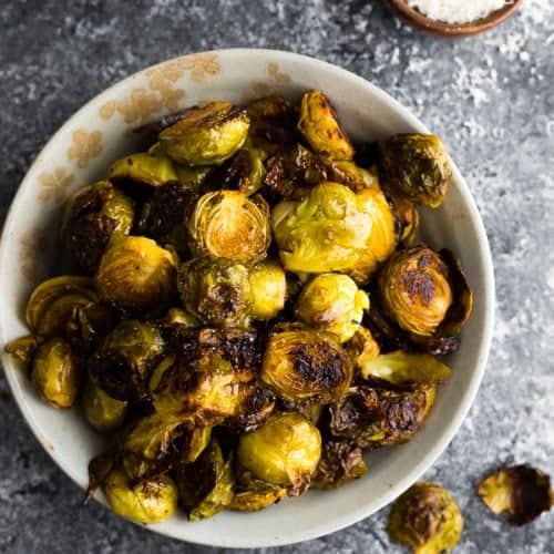 Balsamic Roasted Brussels Sprouts - Sweet Peas and Saffron