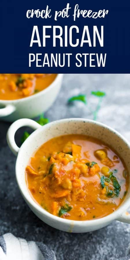 vegan african peanut stew (slow cooker)