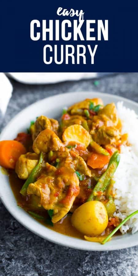 Easy Chicken Curry Sweet Peas And Saffron