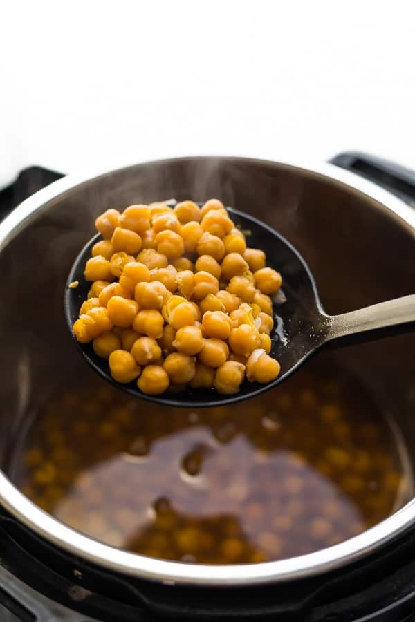 Cooking Dried Chickpeas, Instant Pot Method