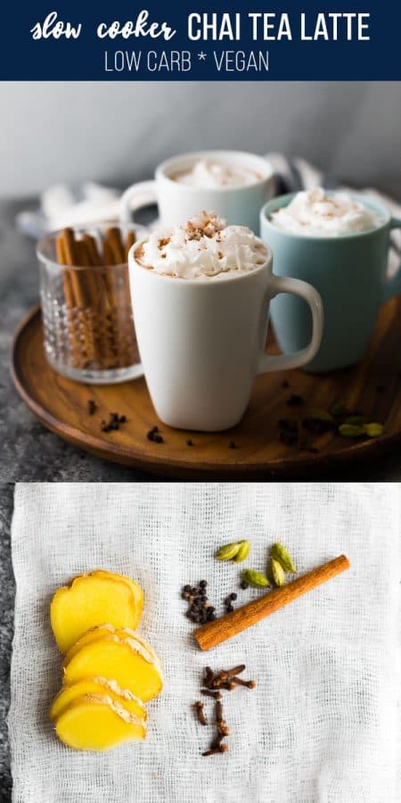 slow cooker chai tea latte