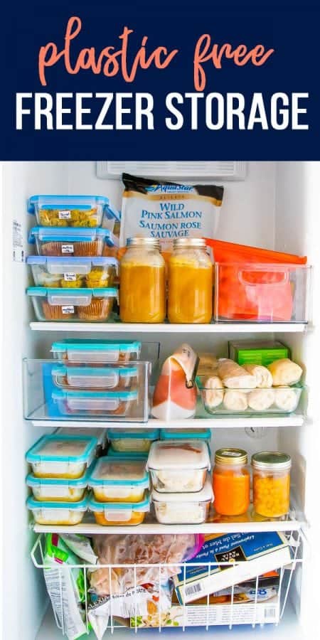 plastic-free freezer storage ideas