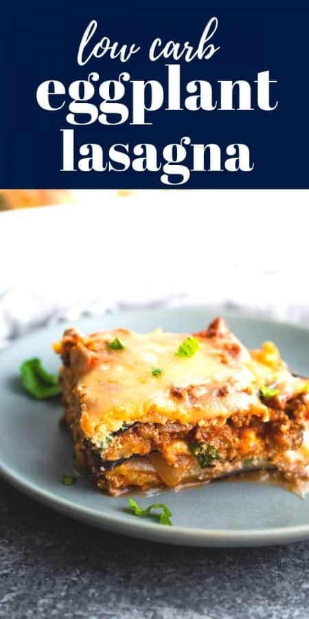 Eggplant Lasagna (Low Carb, Freezer) | Sweet Peas and Saffron
