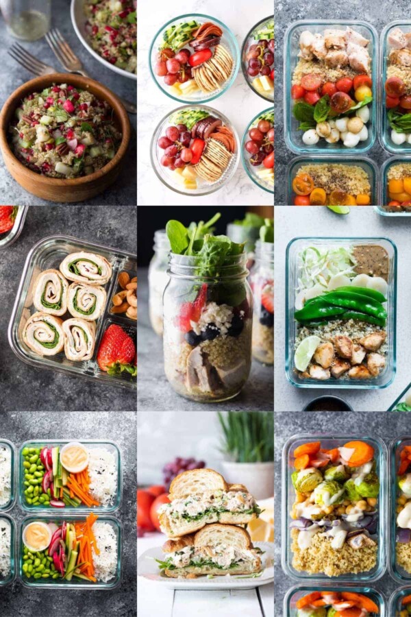 36+ Cold Lunch Ideas You Can Meal Prep | Sweet Peas and Saffron