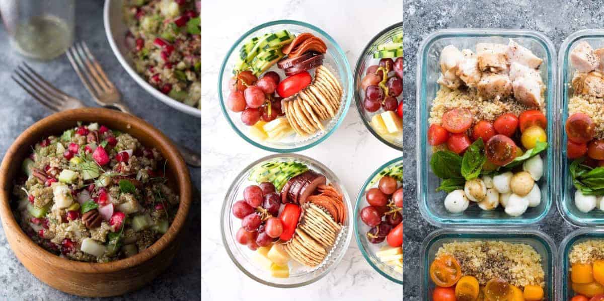 22 Cold Lunch Ideas You Can Meal Prep - Sweet Peas and Saffron