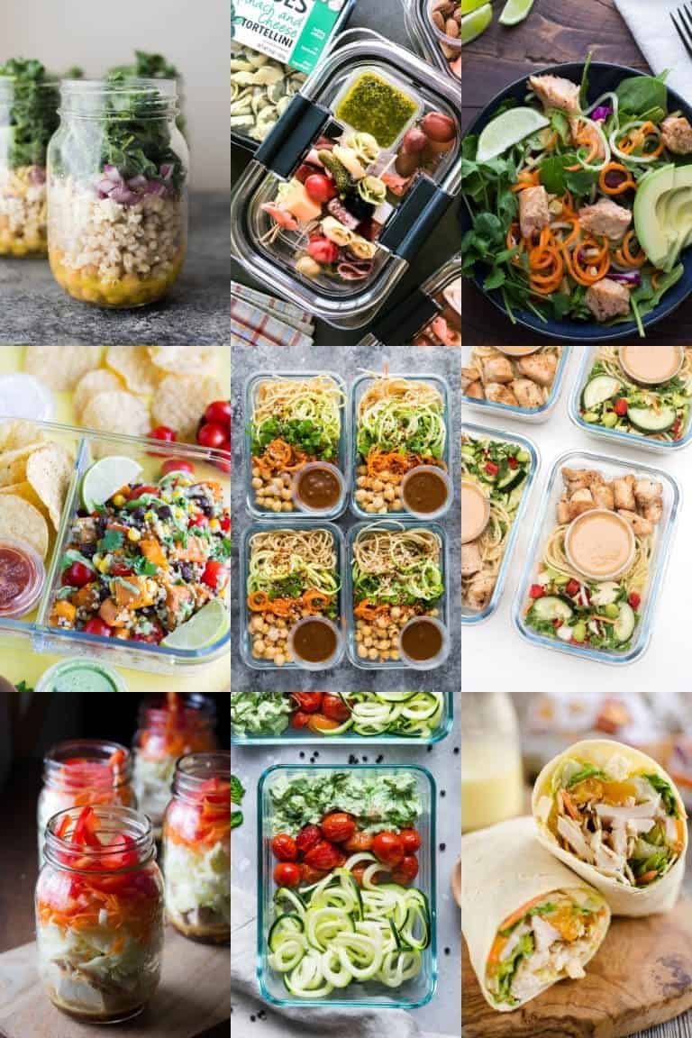 36+ Cold Lunch Ideas You Can Meal Prep Sweet Peas and Saffron