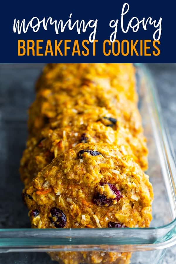 morning glory breakfast cookies