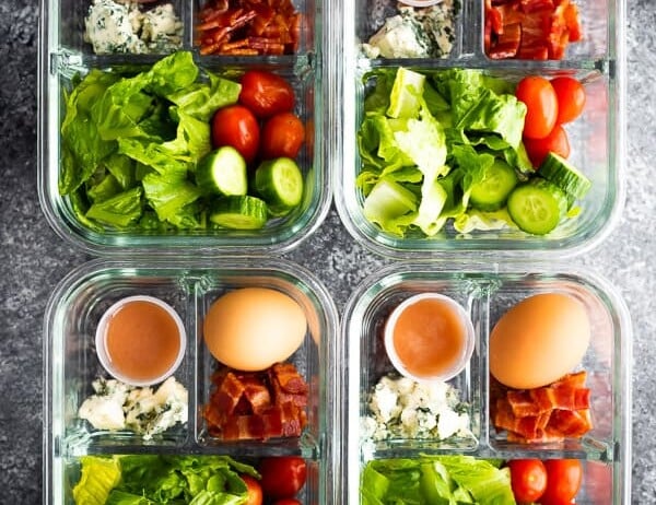 Cobb Salad Recipe (Keto, GF, Meal Prep) | Sweet Peas & Saffron