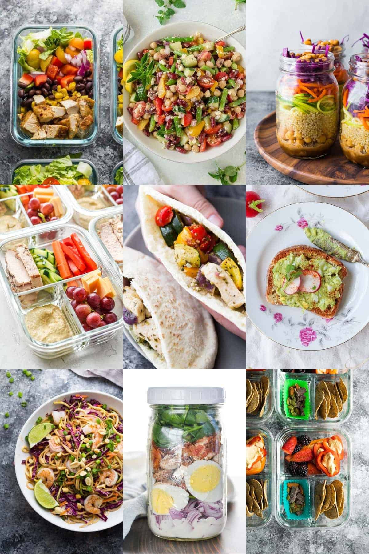 36+ Cold Lunch Ideas You Can Meal Prep | Sweet Peas and Saffron