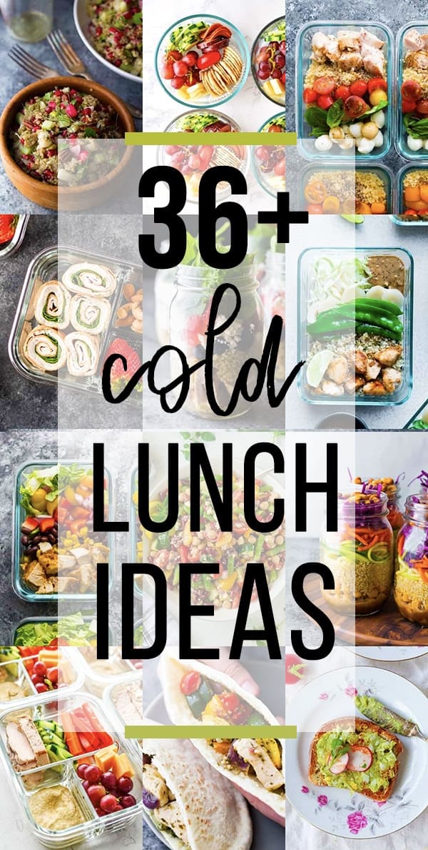 36+ Cold Lunch Ideas You Can Meal Prep Sweet Peas and Saffron