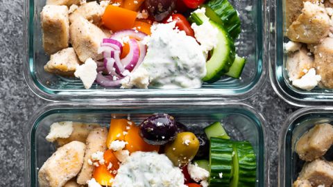 Greek Chicken Lunch Bowls – The Sisters Kitchen