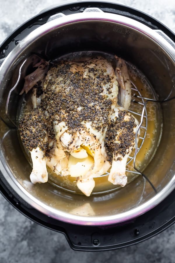 whole chicken in instant pot after cooking