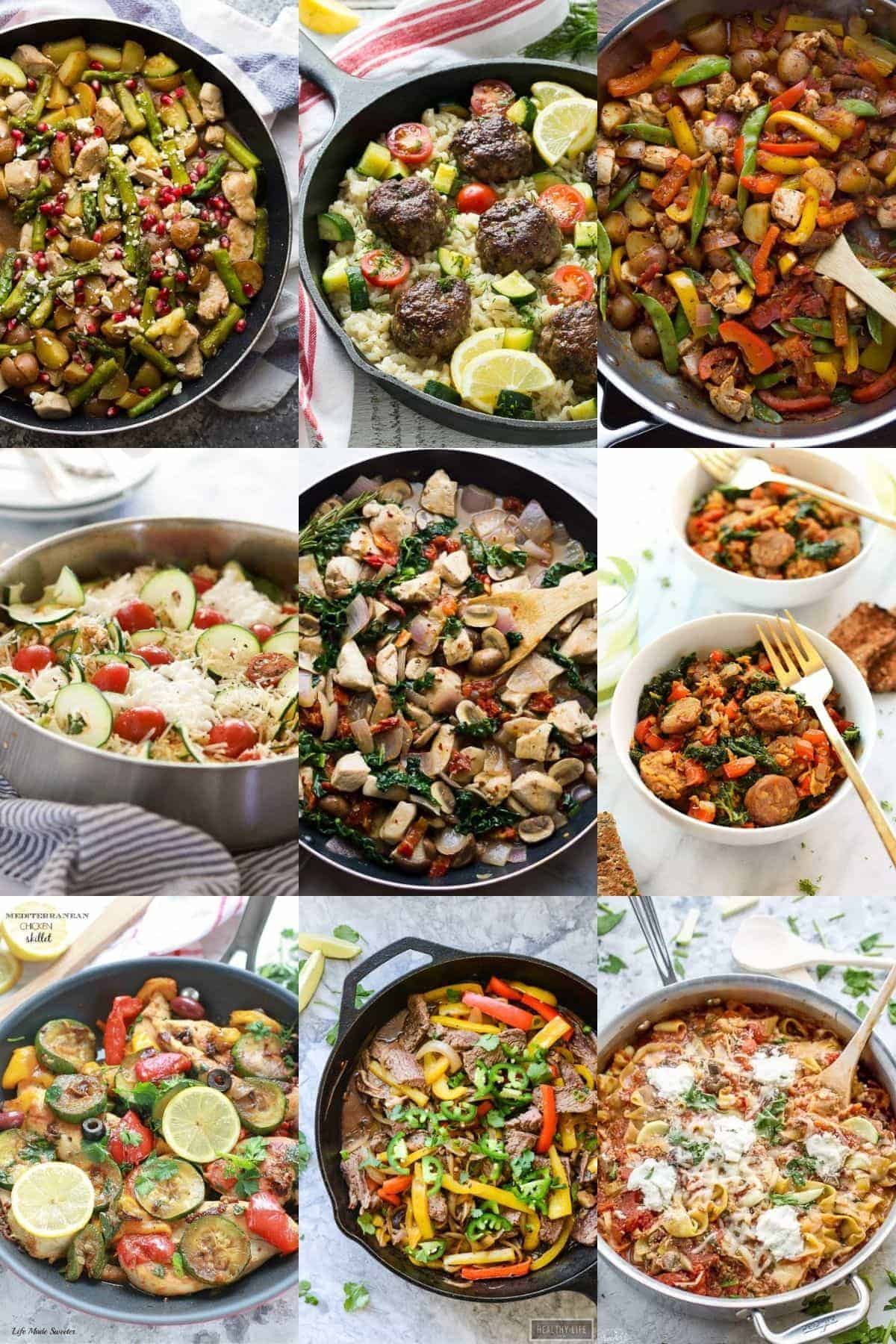 19 Healthy Skillet Dinners (One Pan)