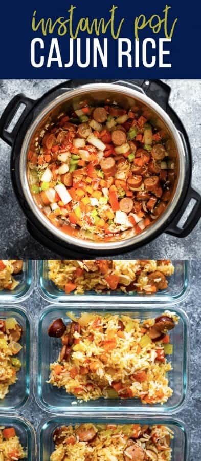 instant pot cajun rice and sausage