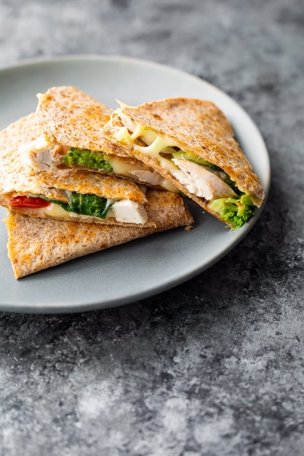 Healthy Chicken Quesadilla Recipe Sweet Peas And Saffron