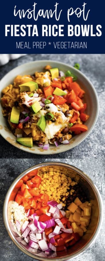 instant pot fiesta rice bowls