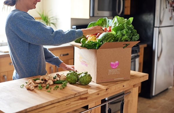 7 ways to reduce food waste- imperfect produce box