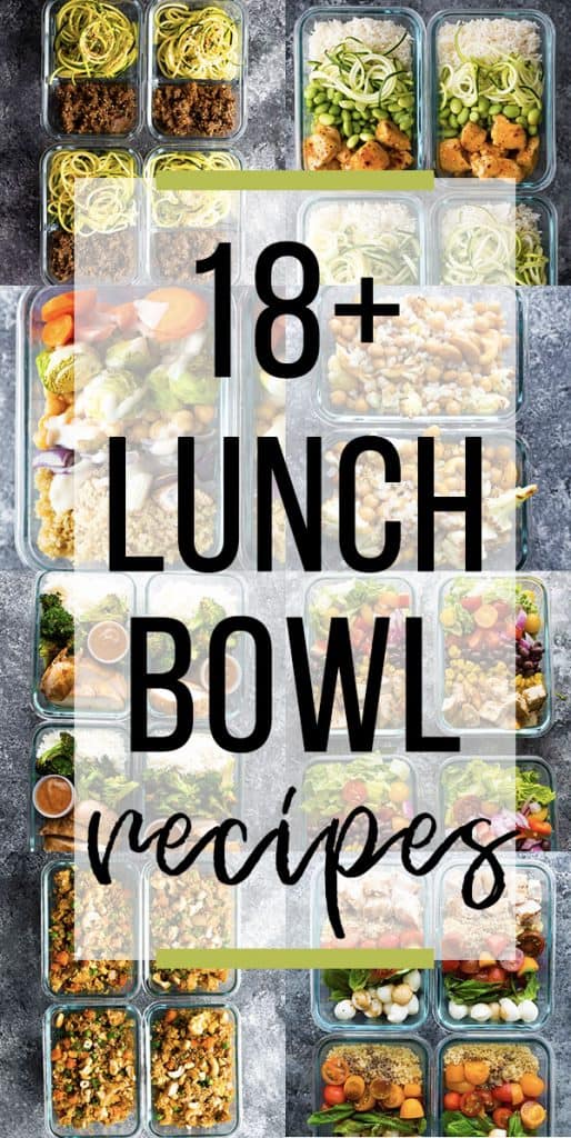 45+ Healthy Make Ahead Lunch Bowl Recipes | Sweet Peas & Saffron