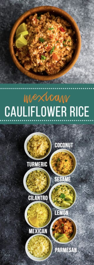 spicy mexican cauliflower rice