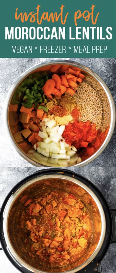moroccan instant pot lentils