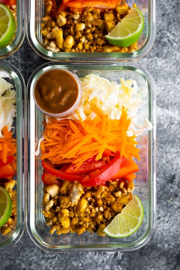 Meal Prep Recipe: Spring Rolls Meal Prep Bowls — Eatwell101