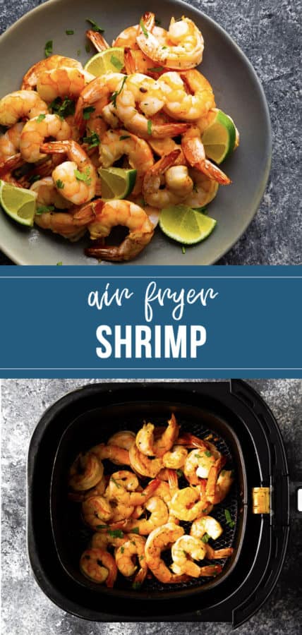 honey lime air fryer shrimp