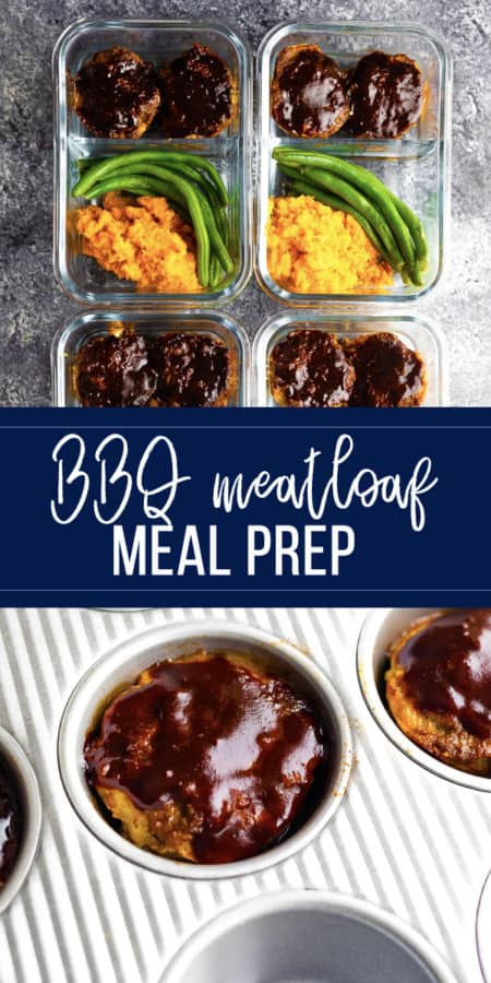 bbq meatloaf meal prep bowls