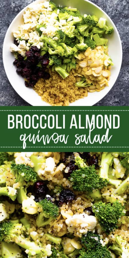 broccoli salad recipe with almonds and quinoa