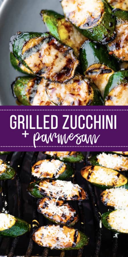 balsamic grilled zucchini with parmesan