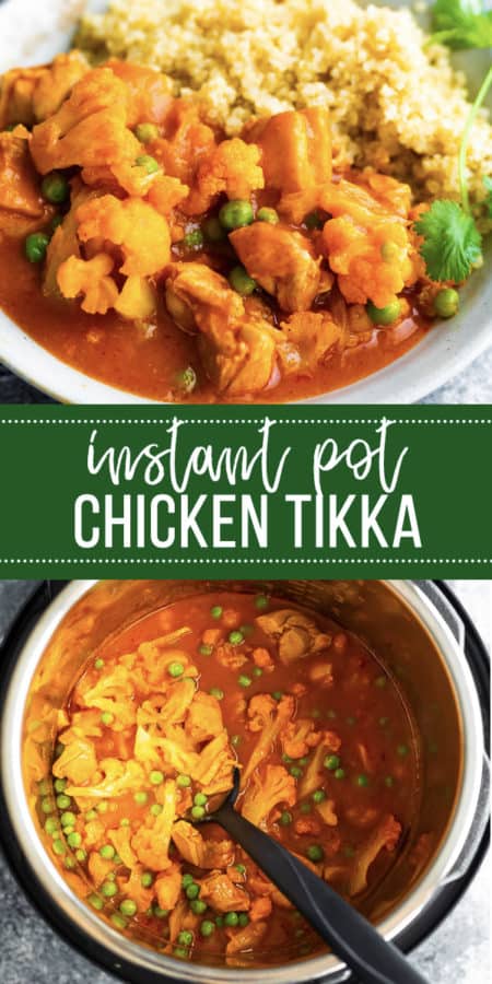 instant pot chicken tikka masala