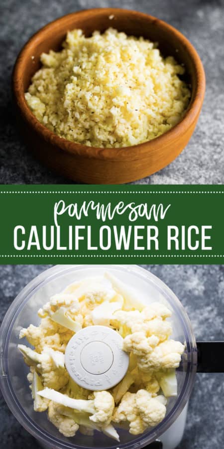 parmesan cauliflower rice