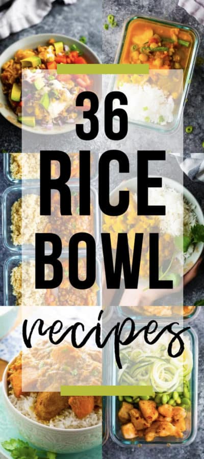 36 tasty rice bowl recipes