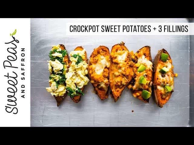 Crockpot Sweet Potatoes {So Easy!} –