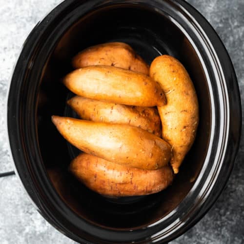 Crockpot Sweet Potatoes {So Easy!} –