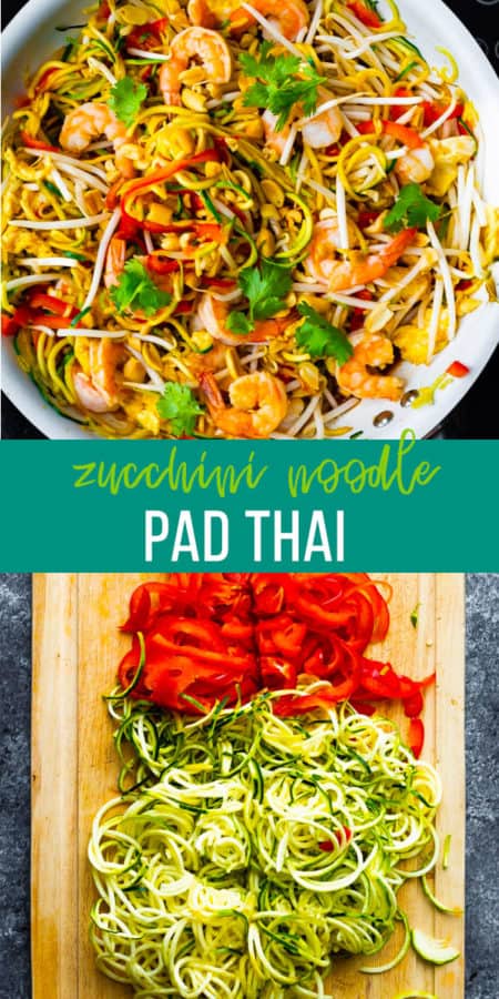 zucchini noodle pad thai